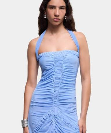 Laagam - MEGAN BLUE MIDI DRESS (S & L)