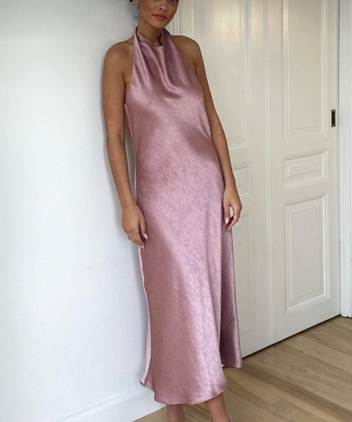Vince - Halterneck midi dress – Marry Me Millo