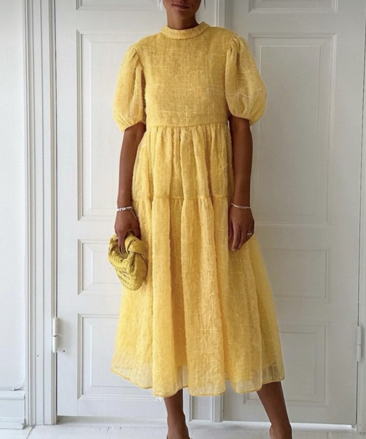 Cecilie Bahnsen - Kelly dress – navy – Marry Me Millo